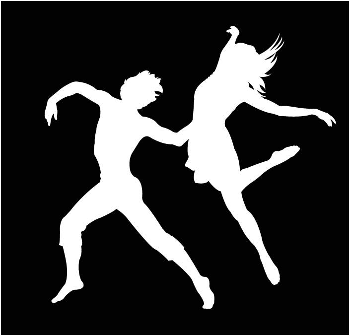 Logo décliné Compagnie Éditions fond noir