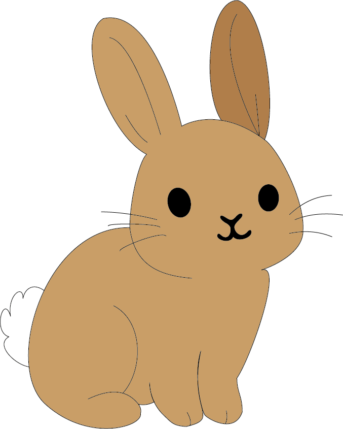 Lapin fait avec Illustrator