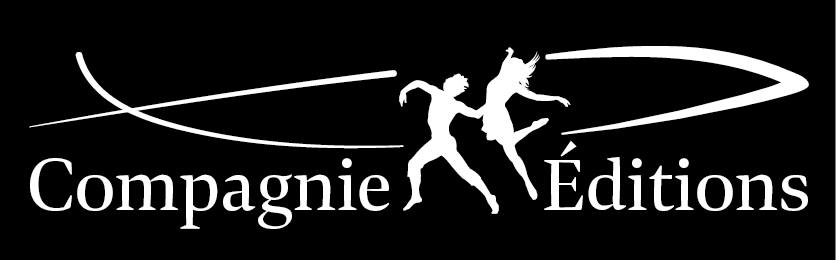 Logo officiel décliné fond noir Compagnie Éditions